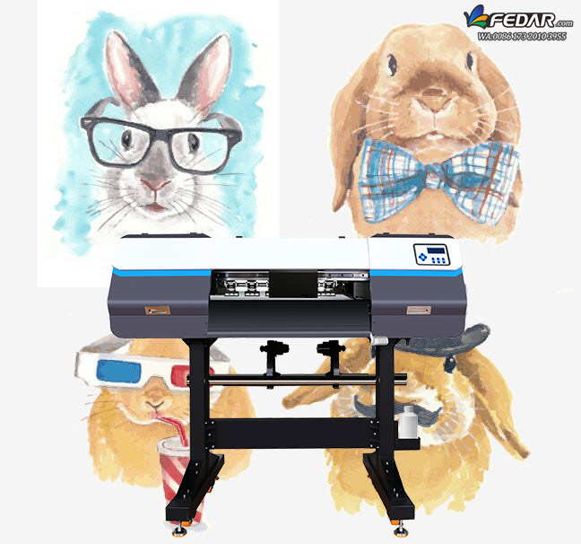 Fedar DTF Printer For T-shirt Custom Pet Film Heat Transfer Glue Powder Printing Machine For Sale