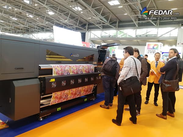 Fedar Sublimation Transfer Printer in Fespa Germany Show