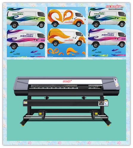 Good Quality Fast Speed Vinyl Graphics 1.8m Eco Solvent Printer for Sign Company