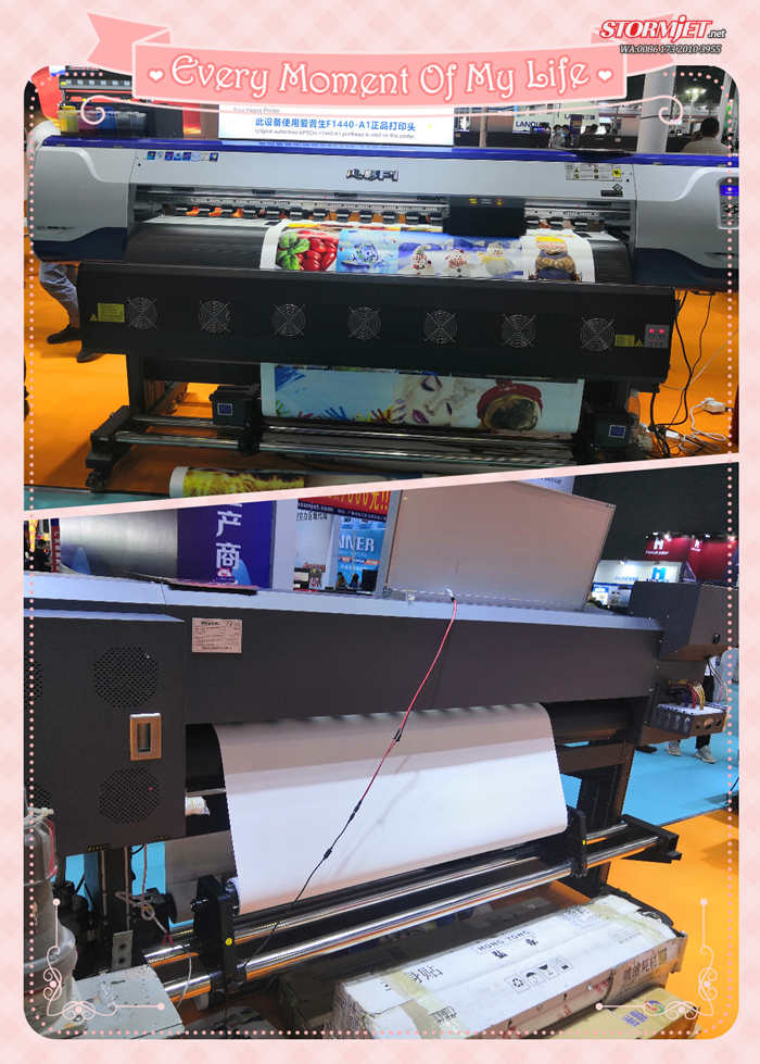 High Stability Stormjet F1-4 Eco Solvent Printer Showed In 2020 Guangzhou DPES Advertising Exhibition
