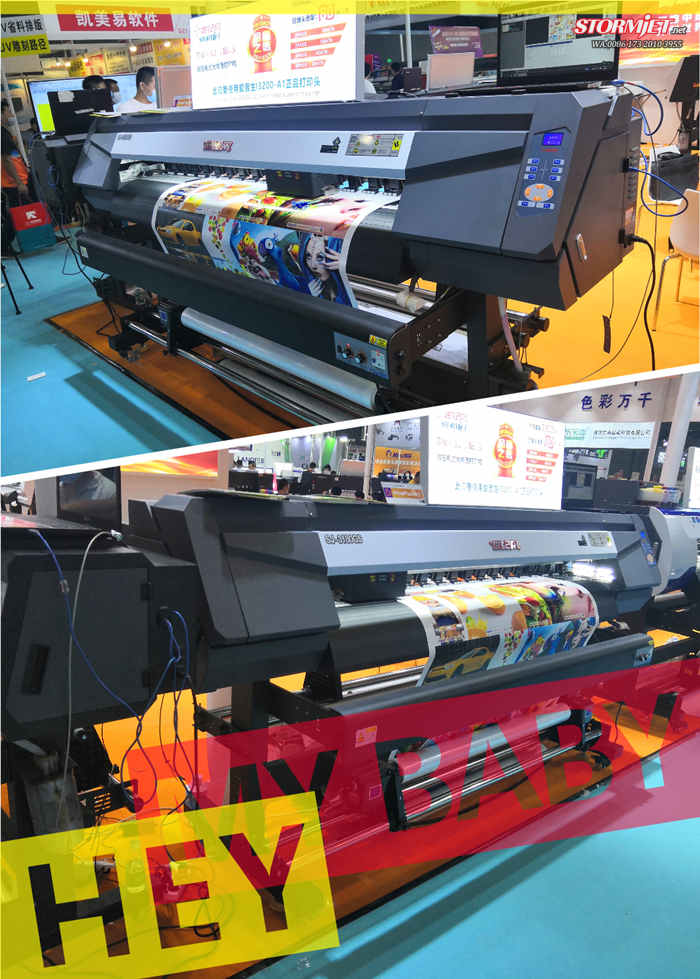 Sales Volume Highest Model Stormjet SJ-3180TS Eco Solvent Printer In DPES Fair 2020